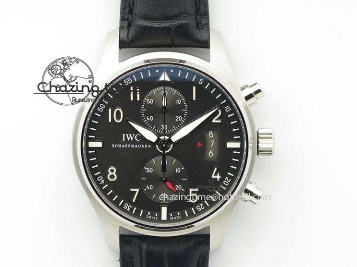 MIROTIME 0317 UrbanStyle Aquatimer Automatic IW329002 V6F 1:1 Best Edition Black Dial On SS Bracelet MIYOTA 7317